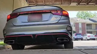 KIA Forte GT Resonator Delete Cold Start + Interior Sound (2022)