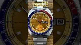 Restoring a Seiko “Pogue” watch from 1974 #seikopogue #watchmaking #watwatches storation ches