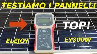 Testiamo i pannelli fotovoltaici professionalmente!