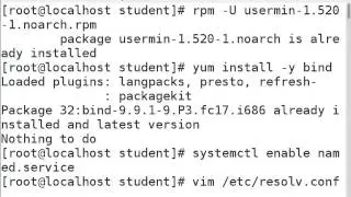 DNS Webmin Fedora17