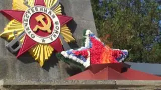 Перезахоронение пограничника и летчика  с Ак монайских позиций в пгт Ленино  2017 г.