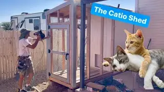 Building A Catio For Our Cats…. start to finish