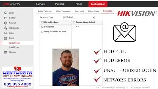 How to Set Up Hikvision Health Alert Email Notifications