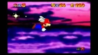 Getting the final Star in Super Mario 64