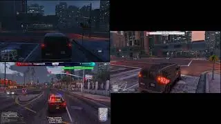 Jaz Thinkleburg being struck by a cruiser. 3 Points of view