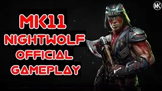 MK11 Night Wolf Official Gameplay Reveal | MK  Mobile Available For Oct 8th 2021 | #gamingplayjai