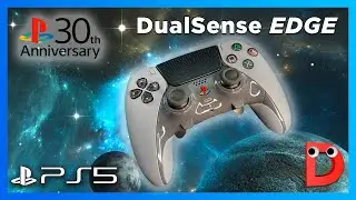 Hands on the PS5 30th Anniversary DualSense Edge I Better than regular Edge? I Retro PS1 Design