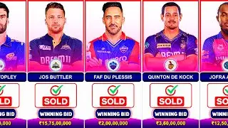 Overseas SOLD Players List IPL Auction 2025