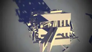 Keva planks MassFX simulation (3ds Max Design 2012)