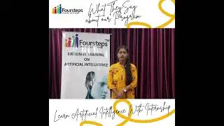 FOURSTEPS AI INTERNSHIP REVIEW - LOGAPRIYA JCE