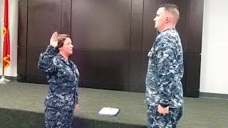 NAVY REENLISTMENT CEREMONY | Cross-rating