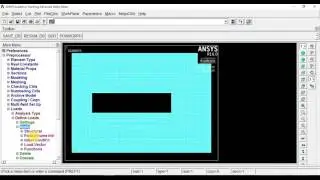Rectangular Plate with hole in ANSYS - (VIT Syllabus) - by Ankit Krin