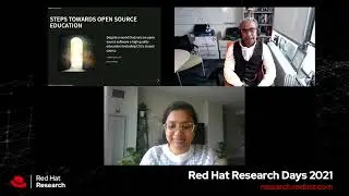 Steps Toward Open Source Education - Red Hat Research Days 2021