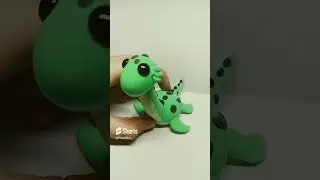 Несси адопт ми из воздушного пластилина 😊/Nessie adopt me from claу
