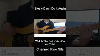 Steely Dan - Do It Again (Cover Bass+tab)(Play Along) #bassplayer  #tabslesson
