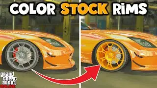 🔥 COLOR STOCK RIMS GLITCH | GTA ONLINE EASY & SOLO!