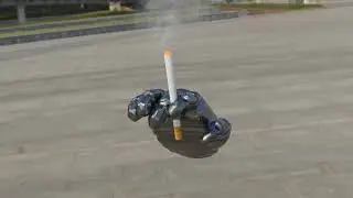 Sigara Tutan El - Robot Hand Holding Cigarette