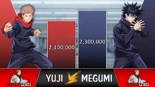 ITADORI vs MEGUMI Power Levels 🔥 (Jujutsu Kaisen)