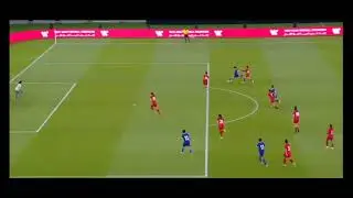 Nepal vs jorden(1-0) football match first half