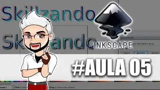 🎓Curso de desenho no inkscape - Aula 05: Ferramenta Texto (3D e Espelhamento)
