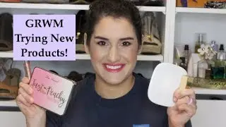 Get Ready With Me Trying Out New Products! Sunday Riley, Too Faced, YSL, and more!