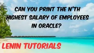 find nth highest salary of employees in oracle