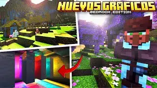 Los NUEVOS GRÁFICOS de MINECRAFT BEDROCK son UNA LOCURA 😱 *PRUÉBALOS YA*