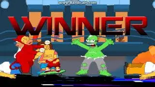 M.U.G.E.N 4x Homer J. Simpson Vs 4x Homero Simpson