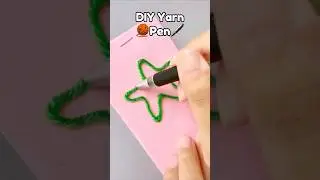 🖊️DIY yarn art pen!? 