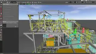 How to create a complicated 3D in industrial Plant