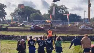 Auto rodeo Denekamp. Rodeo klasse 7de manche 1e omloop