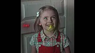 He is afraid of this little girl.
