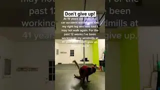 Don’t give up! 