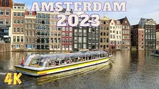 Amsterdam 2023  Netherlands Walking Tour 4k Ultra HD Summer 2023