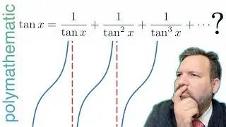 How many times will tan x be equal to a series of its reciprocals?