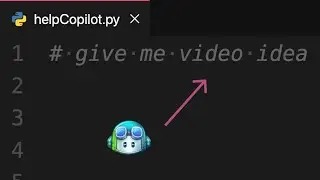 Asking Github Copilot to give me video ideas!