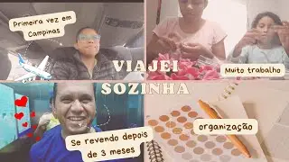 Fui sozinha para Campinas,se Revendo depois de meses. _ElaineSM #vlog #makeup #culinaria #humor