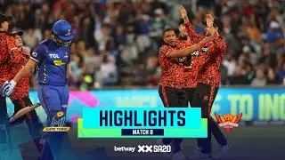 Betway SA20 | Match 8 Highlights | MI Cape Town v Sunrisers Eastern Cape