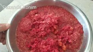 Manti, somsalarga sous tayyorlaymiz. Абалдены соус аджика.