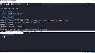 Port Scanner | Scapy | Linux