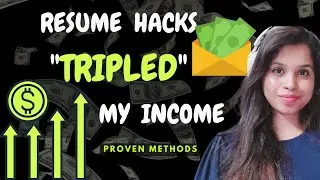 These RESUME Tips "TRIPLED" my Income! Proven Resume Writing Tips!
