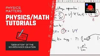 "Deriving" the Schrödinger Equation Using the Momentum and Energy Operators