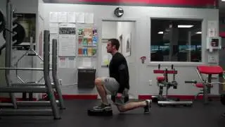 DB Reverse Lunges (Front Foot Elevated, 4