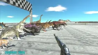 50 Units Survival Speed Race - Only 10 Survivors - Animal Revolt Battle Simulator