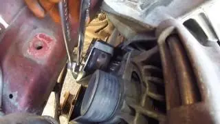 replacing the drive belt Ford Focus 2