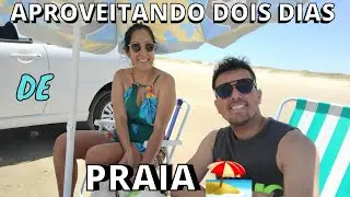Aproveitando dois dias de praia