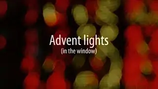 Advent lights (in the window)