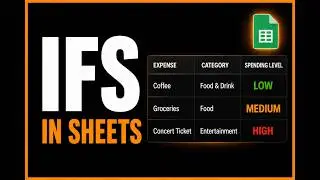 Too Many IF Statements? Use IFS Instead (Google Sheets)