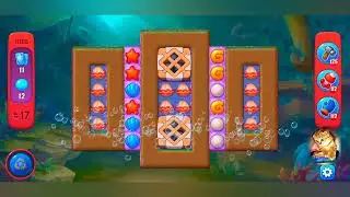 фишдом 2023  #  11165 уровень - прохождение без бустеров # Fishdom,   11165  level - no Boosters.