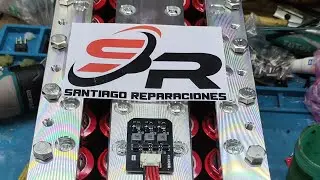 mira como se fabrica un banco de litio , lifepo04